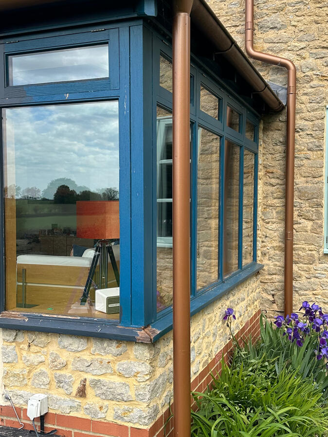 Residential Conservatory in Buckingham painted and decorated