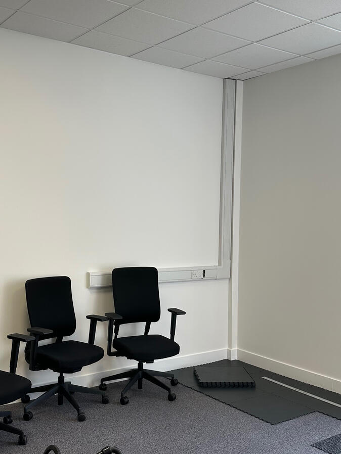 Commercial office in Buckingham redecorated
