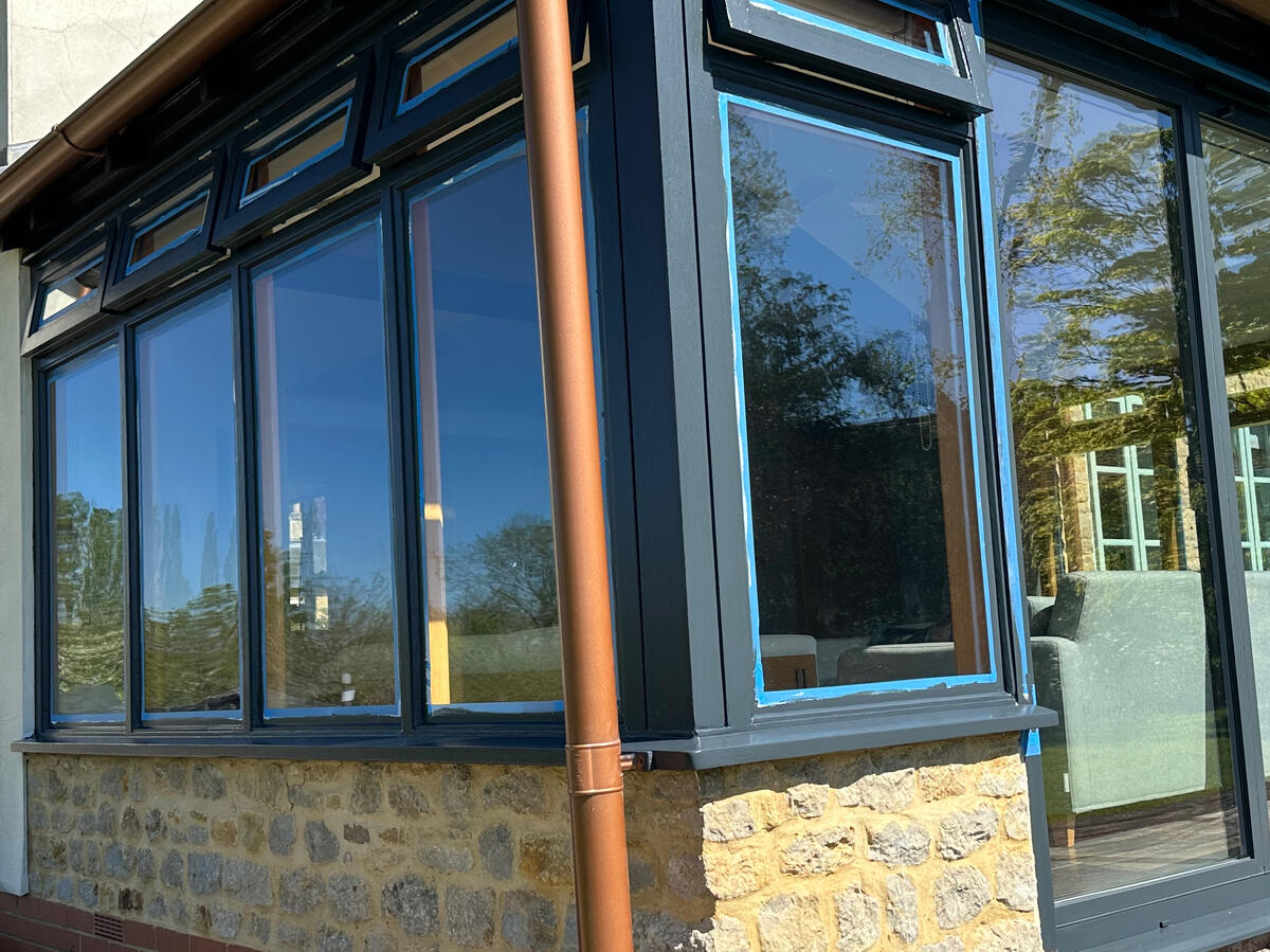 Residential Conservatory in Buckingham painted and decorated